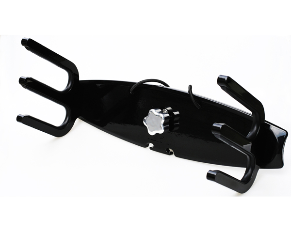 Reborn Pro quick release waterski rack glossy black