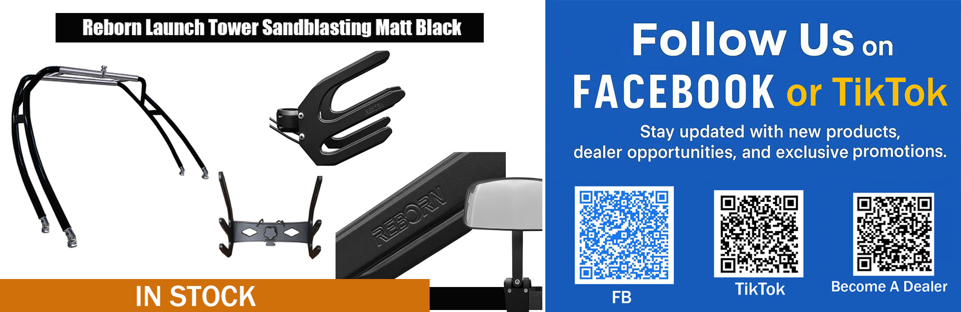 Reborn 2025 Matt Black Tower and Racks